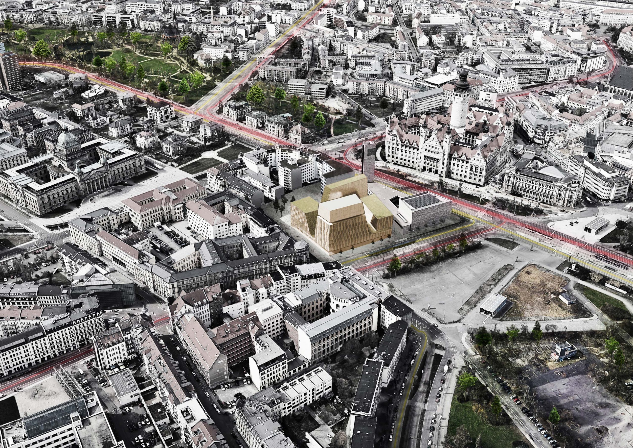 Die Bermüller+Niemeyer Architekturwerkstatt freut sich über die Anerkennung beim Wettbewerb am Wilhelm-Leuschner-Platz in Leipzig.