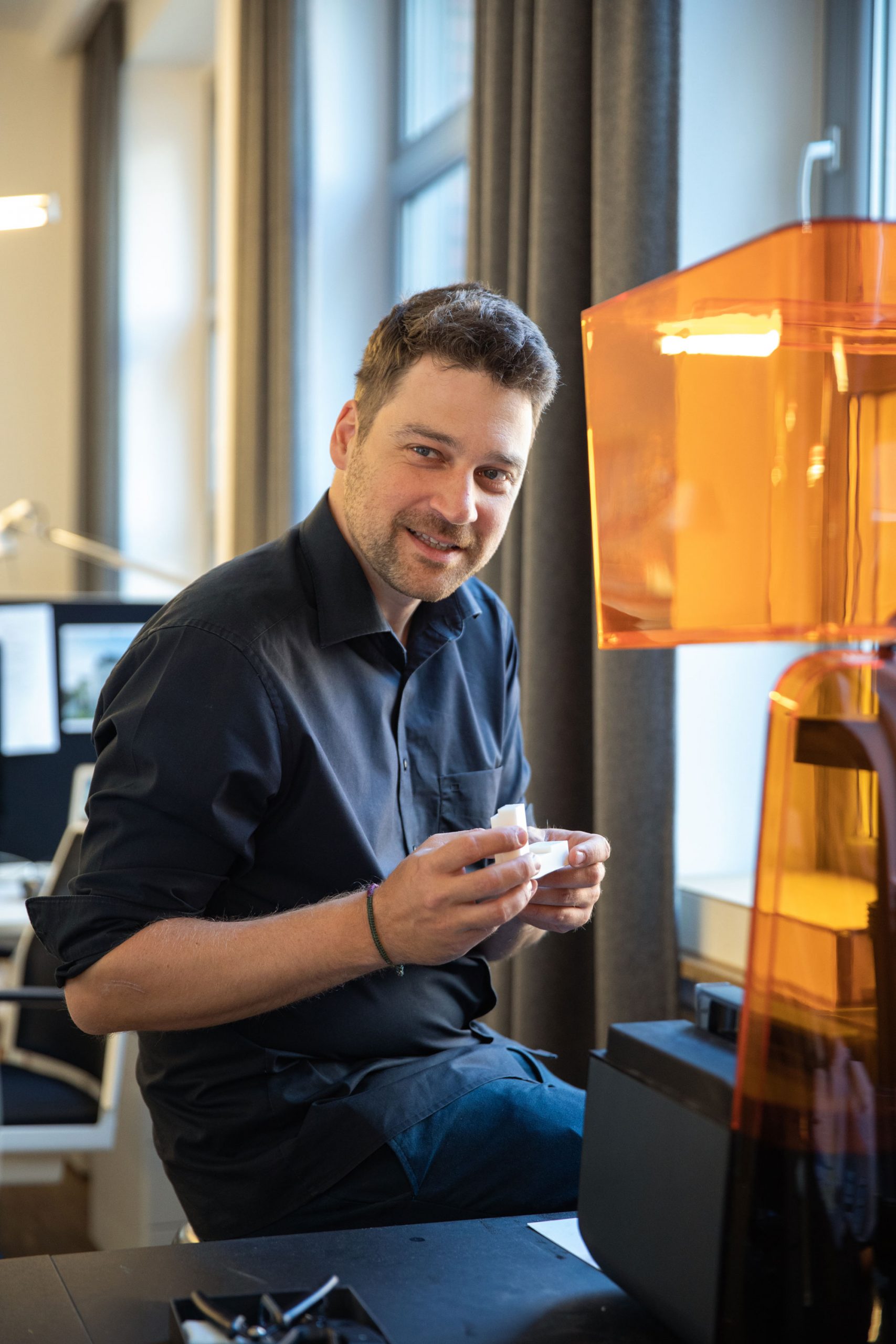 Tassio vom Team der Bermüller+Niemeyer Architekturwerkstatt.