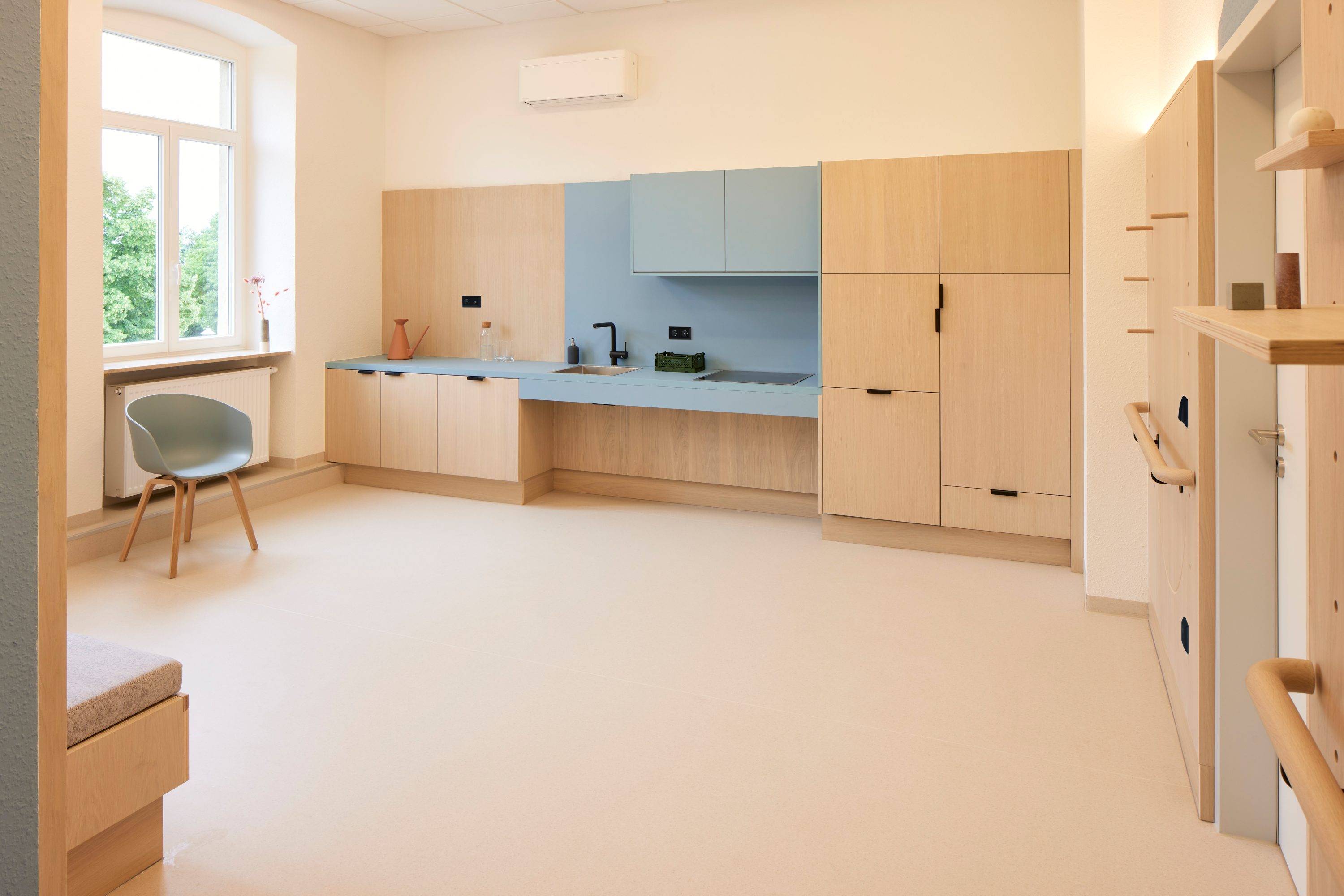 Pflegeheim Untergrombach Ansicht Innenraumgestaltung