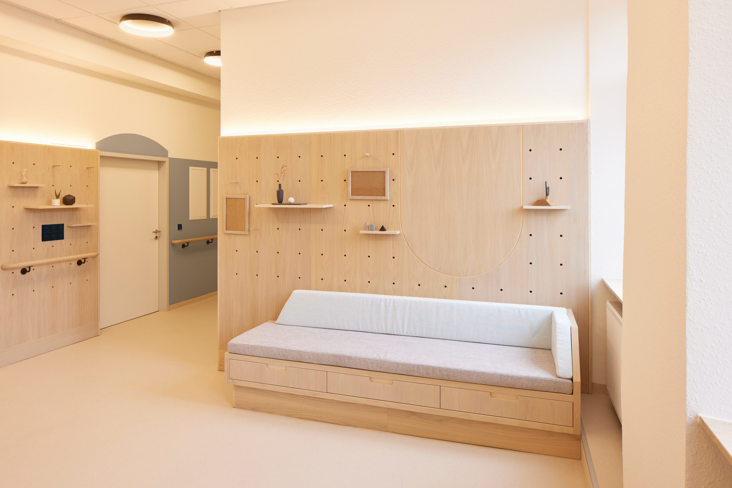 Pflegeheim Untergrombach Ansicht Innenraumgestaltung